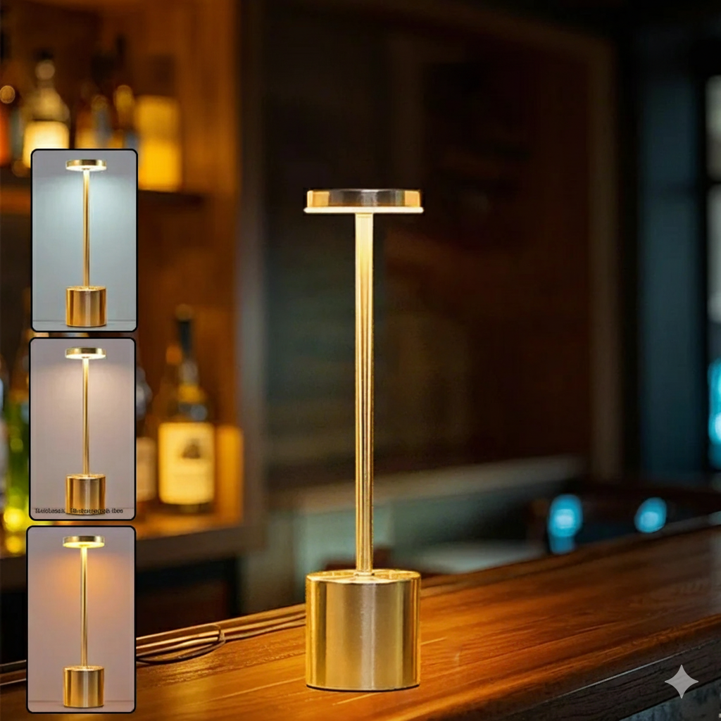 USB Rechargeable Touch Table Lamp with 3 Light Modes