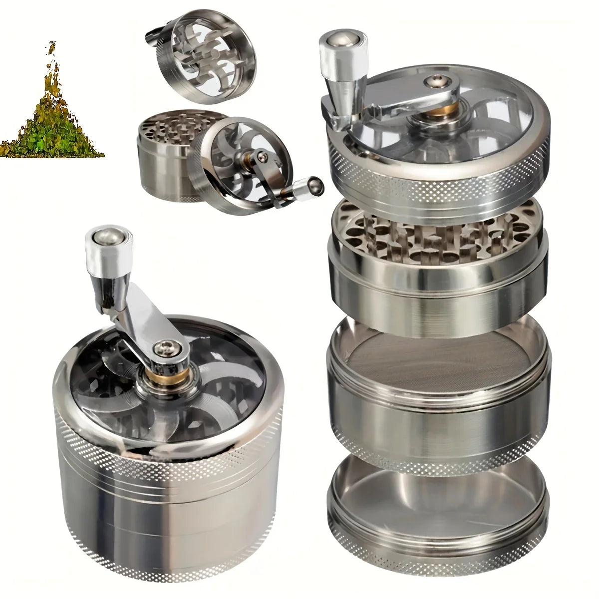 Heavy-Duty Manual Grinder for Spices and Seasoning